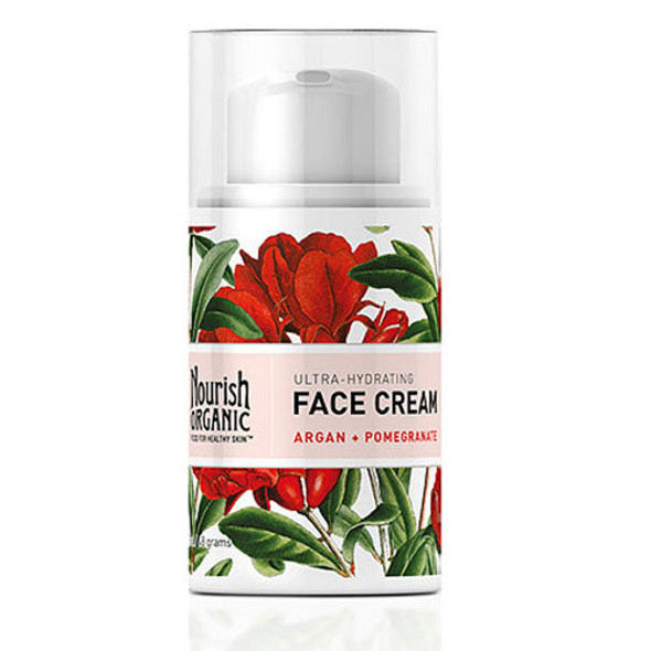 Organic Face Cream Argan Pomegranate 1.7 oz By Nourish