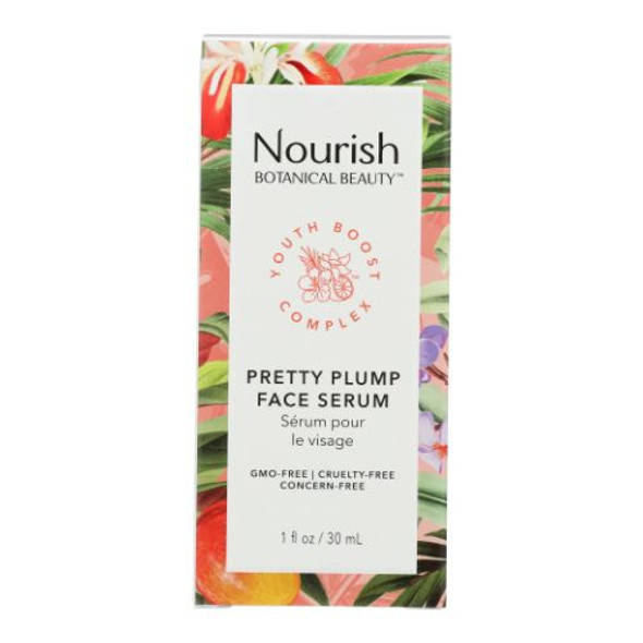 Pretty Plump Face Serum 1 Oz By Nourish Botanicals