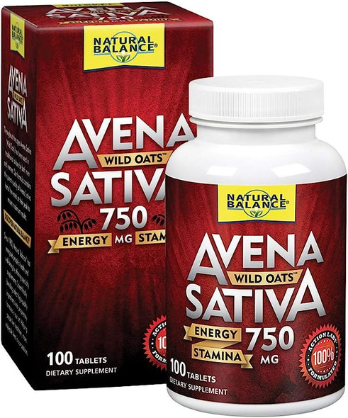 Avena Sativa Wild Oats 50 Tabs By Natural Balance (Formerly known as Trimedica)