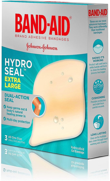 Band-Aid Hydro Seal Blister Toes Hydrocolloid Gel Bandages 8 Each By Zarbees