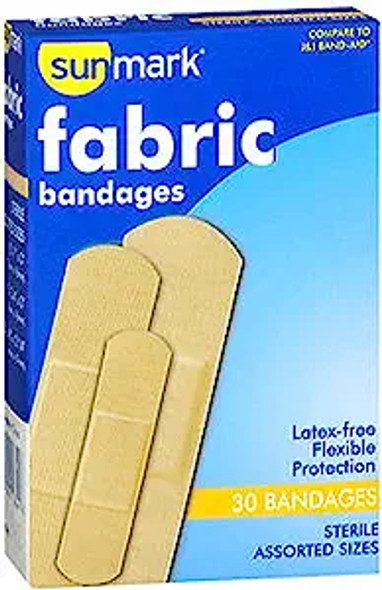 BAND-AID Flexible Fabric Adhesive Bandages 3/4 Inch X 3 Inches