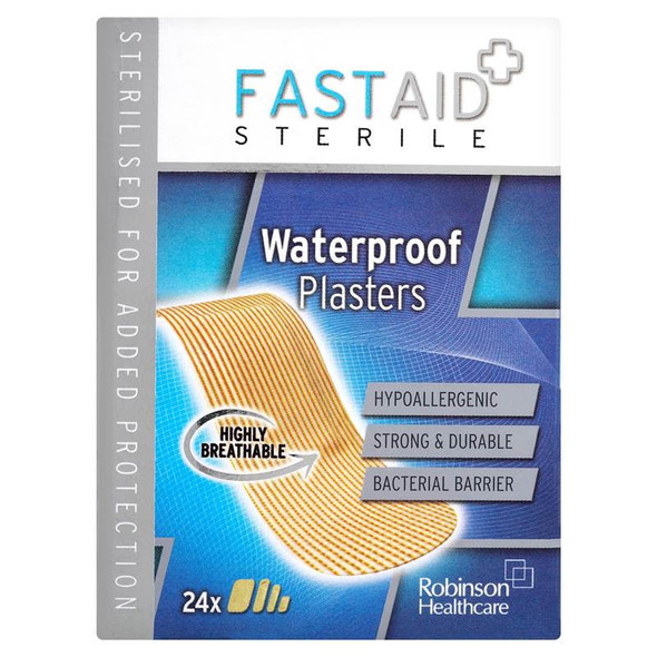 Fast Aid Sterile Waterproof Plasters x24
