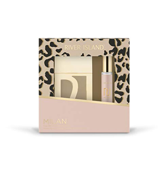 River Island Milan 2 Piece Gift Set: Eau De Toilette 75ml - Eau De Toilette 10ml Purse Spray