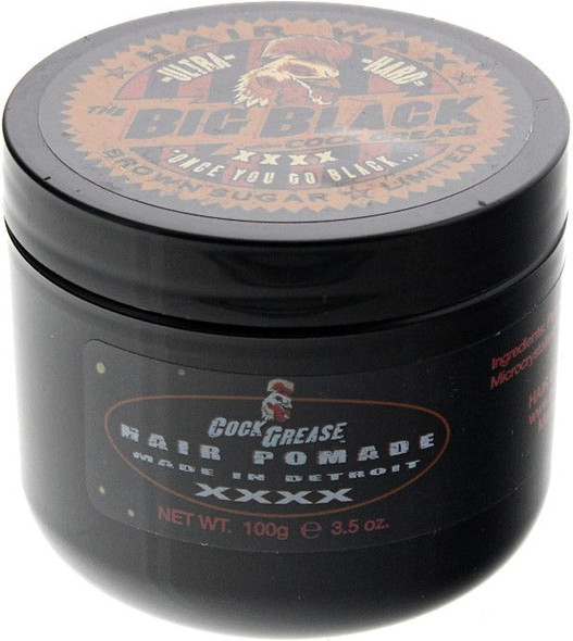 Cock Grease XXXX 'The Big Black' Hair Pomade 100g