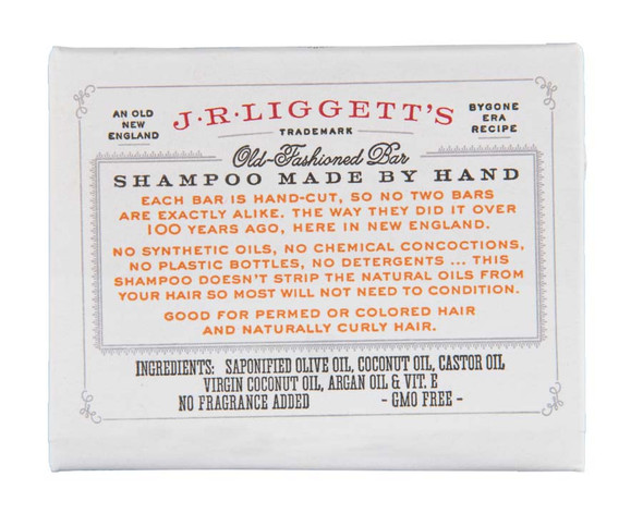 JR Liggetts J.R. Liggett's Virgin Coconut & Argan Shampoo Bar 99g