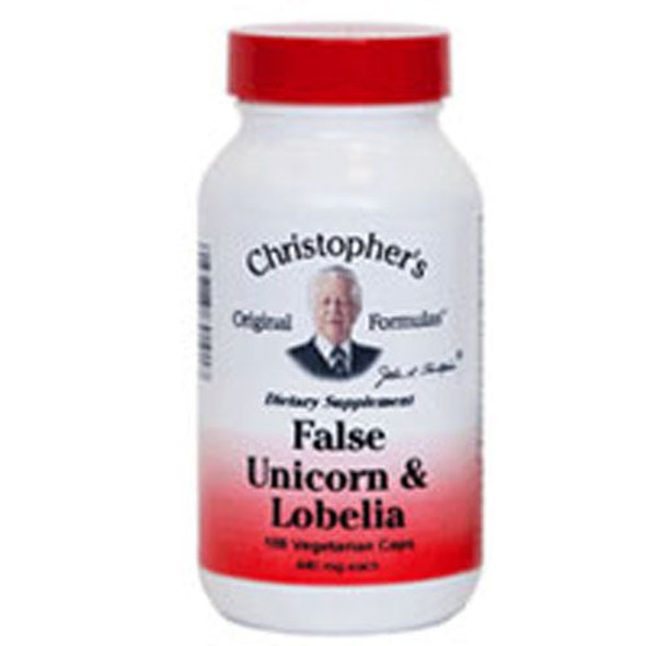 False Unicorn and Lobelia 100 Vegicaps By Dr. Christophers Formulas