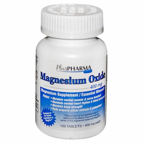 Magnesium Oxide 1000 Tabs By Plus Pharma