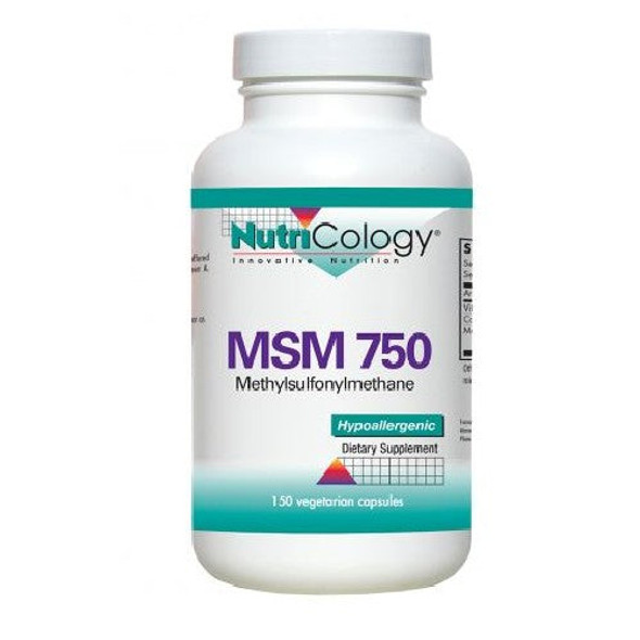 MSM 750 150 Veg Caps By Nutricology/ Allergy Research Group