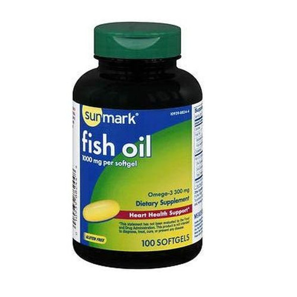 Fish Oil 100 Caps By Sunmark