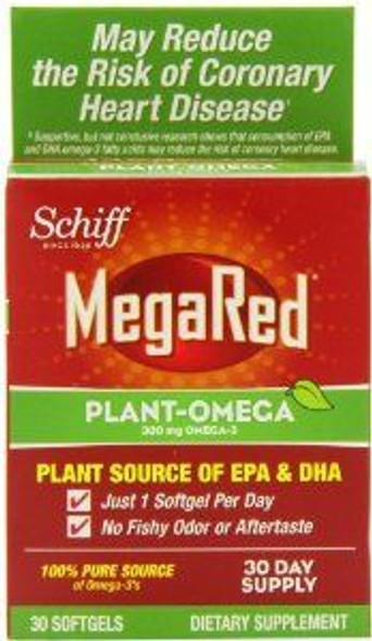 Mega Red 30 Soft gels By Schiff/Bio Foods