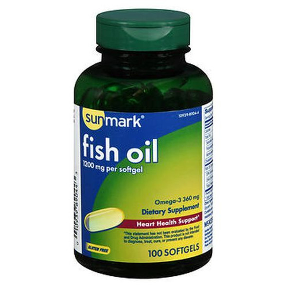 Sunmark Fish Oil Softgels 60 Caps By Sunmark