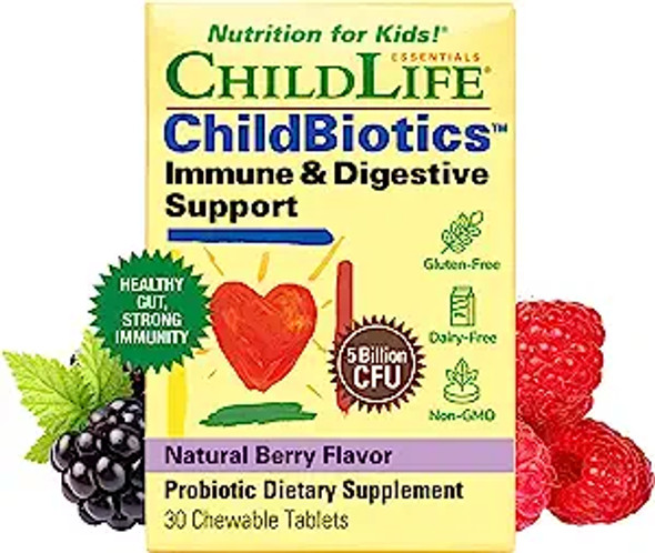 Oral Care Probiotic Strawberry 30 Chews By Child Life Essentials