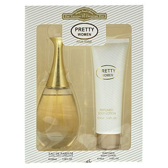 Designer French Collection Pretty Women Eau De Parfum 2 Pieces Gift Set