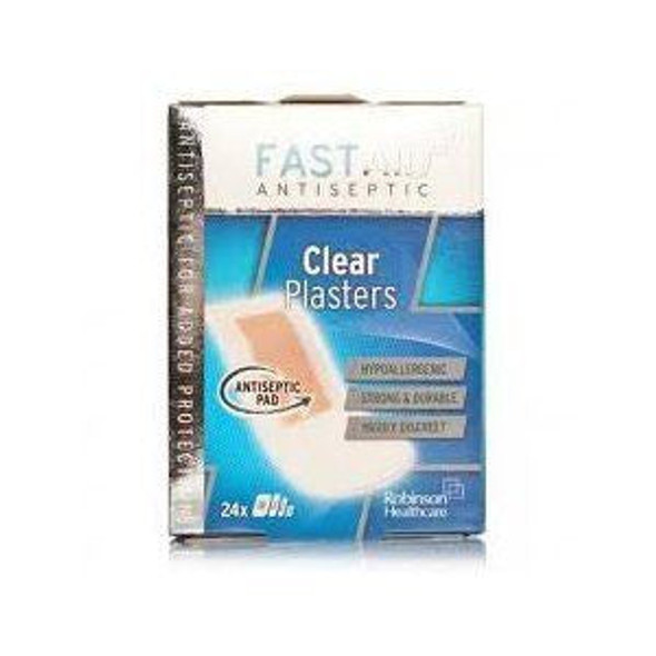 Fastaid + Plasters Clear 24