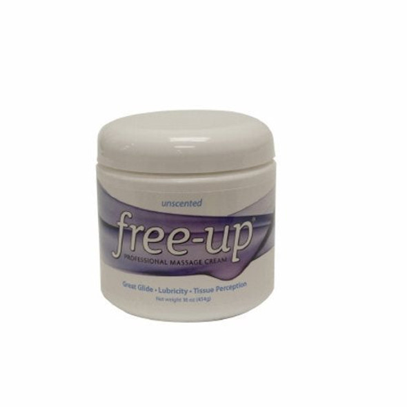 Massage Treatment Free-Up 16 oz. Jar Unscented Cream 1 Each By Fabrication Enterprises