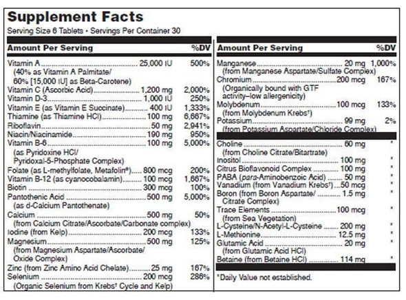 Douglas Laboratories Ultra Preventive III Tablets