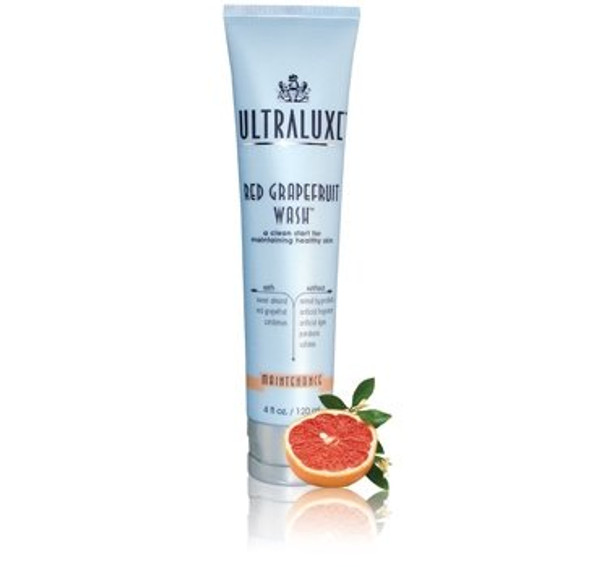 ULTRALUXE SKIN CARE Red Grapefruit Wash, 4 Fl Oz