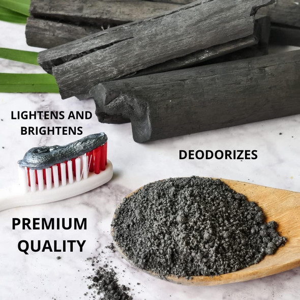 Smart Solutions Activated Charcoal Powder, 2 lb Bulk Food Grade Powder, Non-GMO, Vegan, No Fillers - 100% Pure Use for Teeth Whitening, Facial Masks, Detoxing