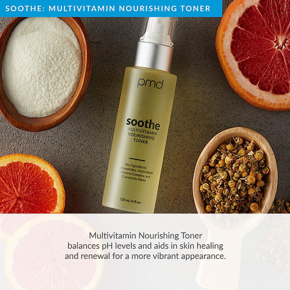 PMD Soothe: Multivitamin Nourishing Toner, 4 Fl Oz (Pack of 1)