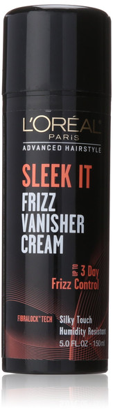 L'Oréal Paris Advanced Hairstyle SLEEK IT Frizz Vanisher Cream, 5 fl. oz.