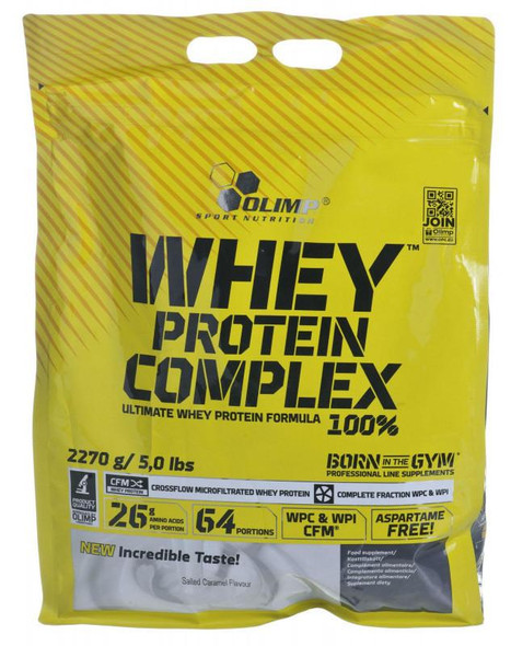 Olimp Nutrition Whey Protein Complex 100%, Salted Caramel - 2270g
