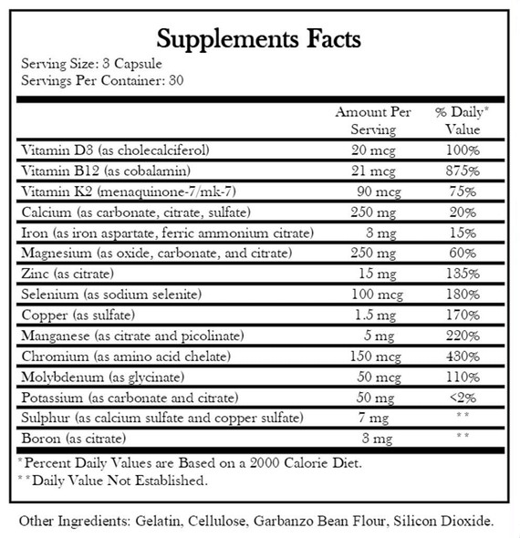 Ecological Formulas/Cardiovascular Research Comprehensive Minerals