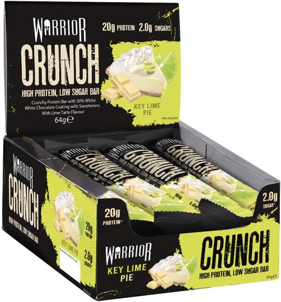 Warrior Crunch Bar, Key Lime Pie - 12 bars