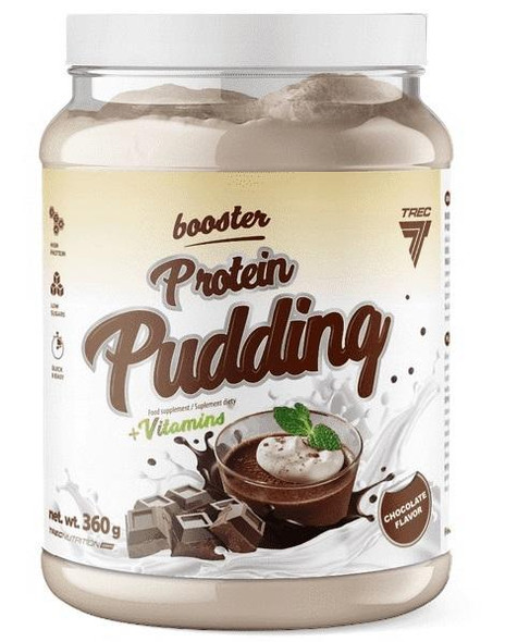Trec Nutrition Booster Protein Pudding, Chocolate - 360g