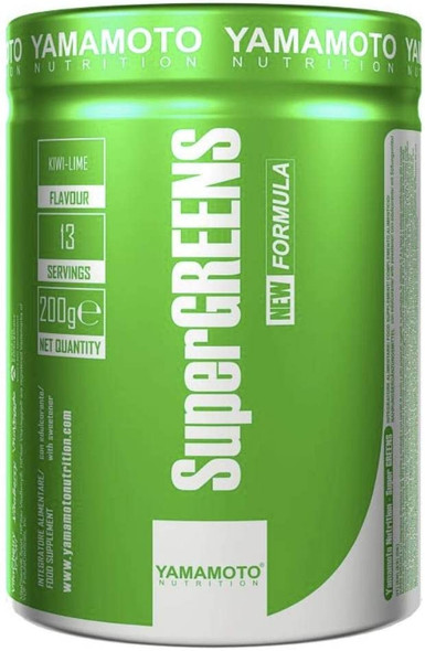 Yamamoto Nutrition Super Greens, Kiwi Lime - 200g