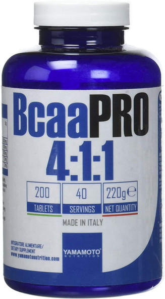 Yamamoto Nutrition BCAA PRO 4:1:1 Kyowa Quality - 200 tablets