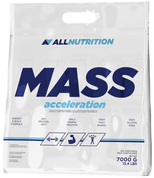 Allnutrition Mass Acceleration, Vanilla - 7000g