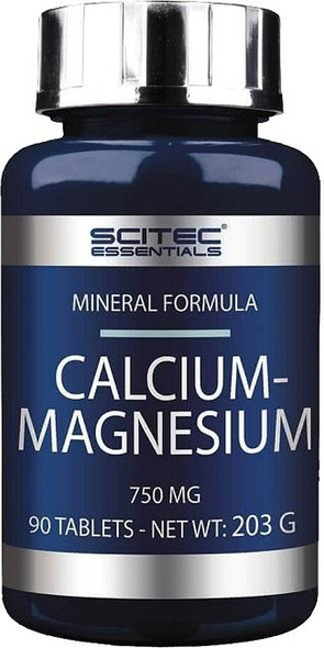 SciTec Calcium-Magnesium, 750mg - 90 tablets