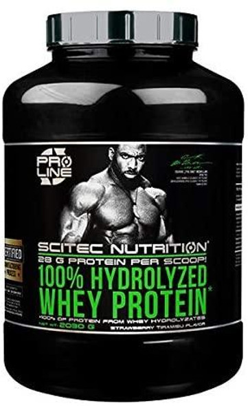 SciTec 100% Hydrolyzed Whey Protein, Strawberry Tiramisu - 910g