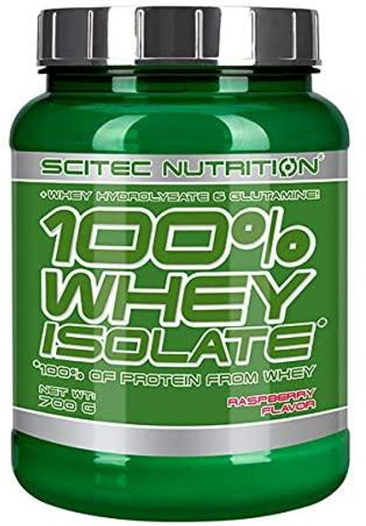 SciTec 100% Whey Isolate, Raspberry - 700g