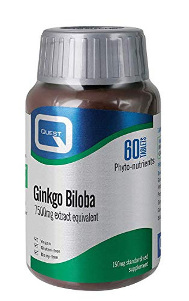 Quest Ginkgo Biloba 150mg 60 Tablets