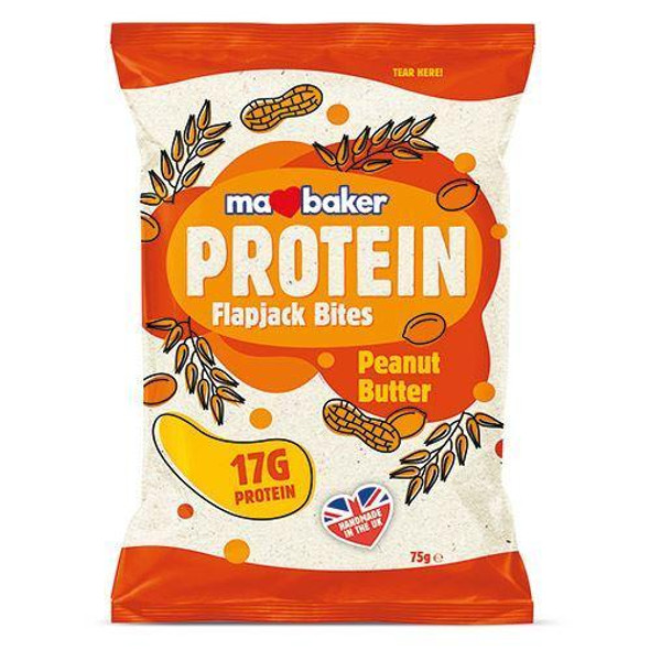 Ma Baker Peanut Butter Protein Flapjack Bites 75g