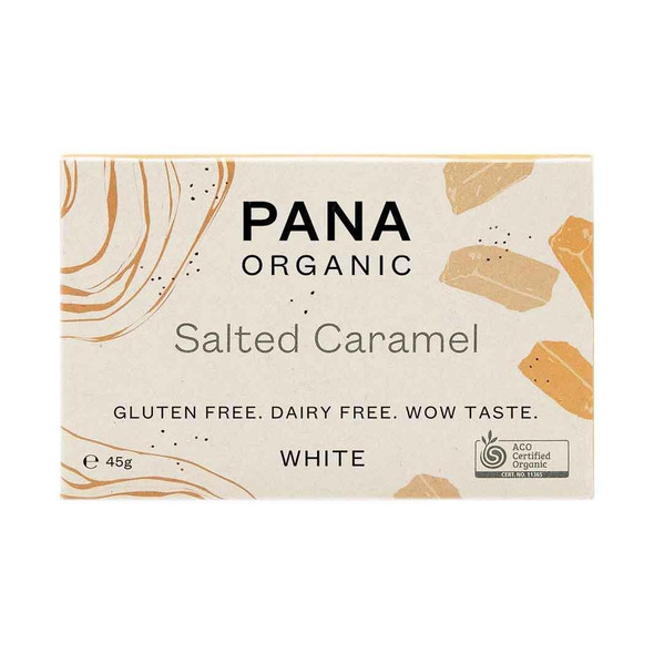 Pana Chocolate Pana Organic White Salted Caramel 45g