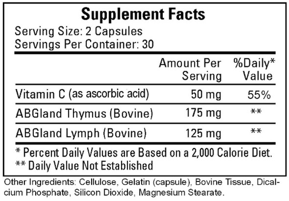 Ecological Formulas/Cardiovascular Research T Cell Formula