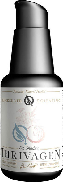 Quicksilver Scientific Thrivagen - Liposomal Women's Health Supplement with Energy, Adrenal + Balance Supportive Botanicals - 15 Herbs with Ginseng, Shatavari, Maca, Chaste Tree Berry (1.7oz / 50ml)