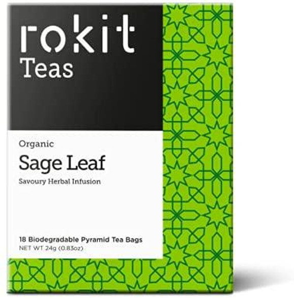 Rokit Org Sage Leaf Infusion 18 Bags