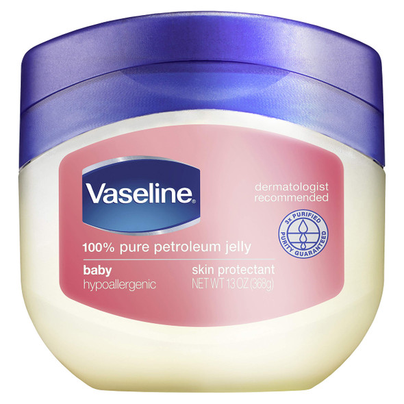 Vaseline Petroleum Jelly Baby 13 oz, Pack of 4