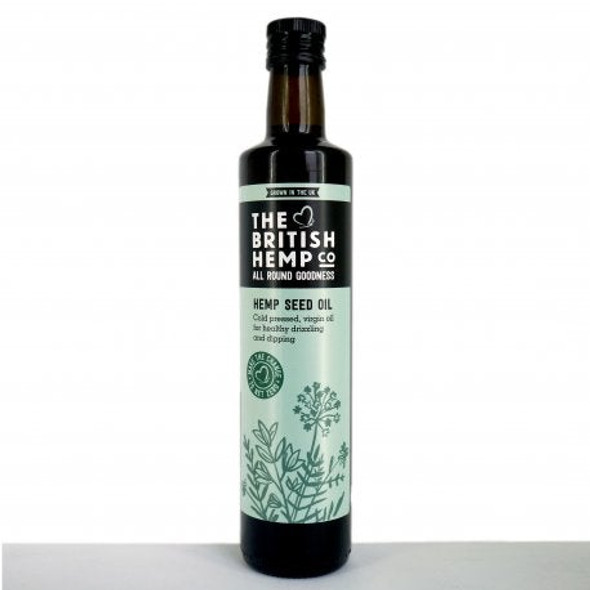 The British Hemp Company Cold Pressed Hemp Seed Oil 500ml