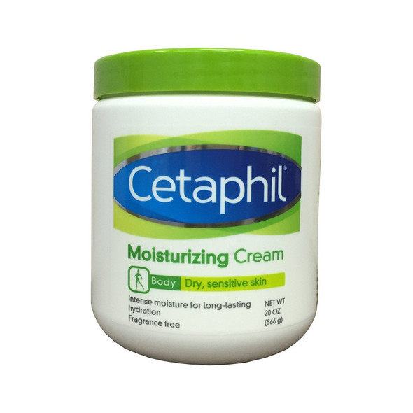 Cetaphil Moisturizing Cream for Dry, Sensitive Skin, Fragrance Free, Non-comedogenic, 20 Oz Each (Pack of 2)