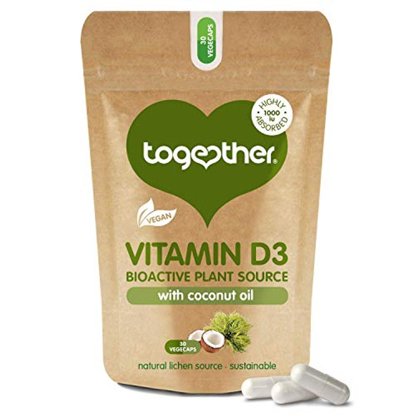 Together Vegan Vitamin D3 Food Supplement 30 Caps