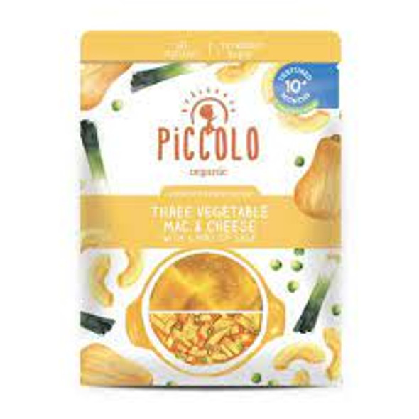 Piccolo Foods Organic Three Vegetable Mac & Cheese Stage 3 180g 180g (Pack of 4)