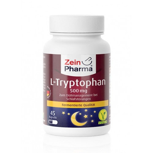 Zein Pharma L-Tryptophan, 500mg - 90 caps