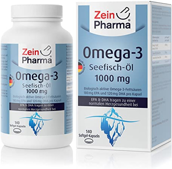 Zein Pharma Omega-3, 1000mg - 140 caps