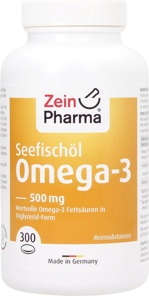 Zein Pharma Omega-3, 500mg - 300 caps