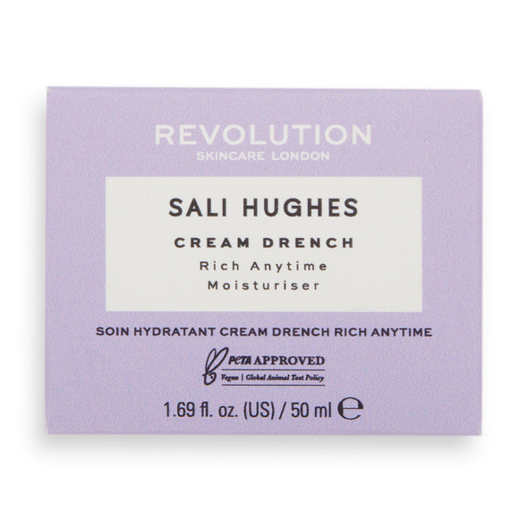 Revolution Skincare x Sali Hughes Cream Drench Rich Anytime Moisturiser
50ml