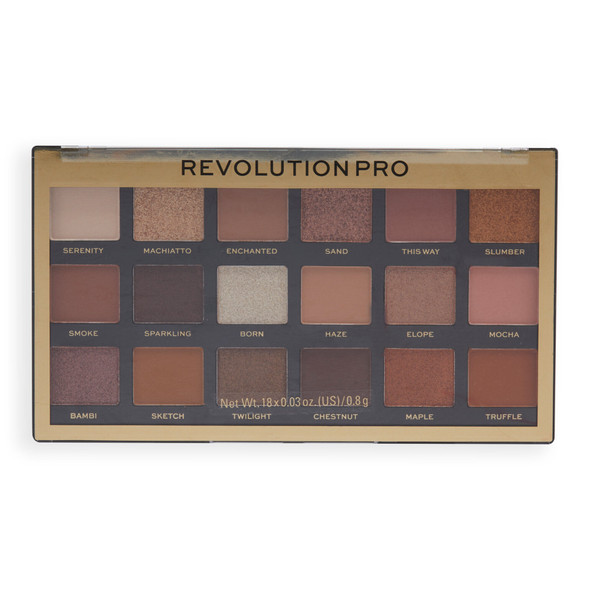 Revolution Pro Regeneration Eyeshadow Palette Nude Au Naturel